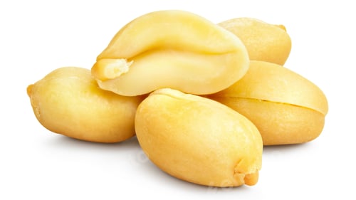 Preview: Organic Roasted Peanuts. Isolated Nut Snack. Healthy, Delicious, and Crunchy Culinary Harvest