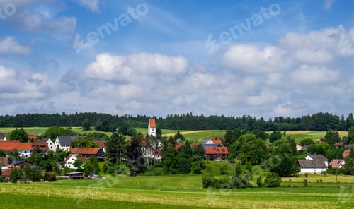 Preview: Village in an idyllic landscape