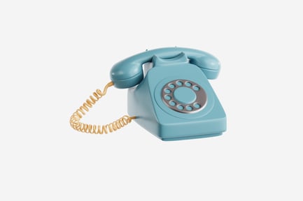 Preview: 3D Illustration of a Rotary Telephone