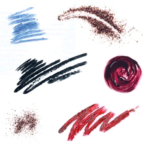 Preview: Set of cosmetics elements for your design