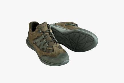 Preview: Hiking Shoes: Suede & Mesh, Brown