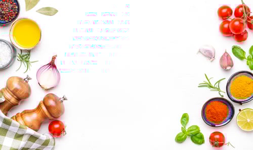 Preview: Food background, spices and herbs, ingredients for healthy eating and cooking