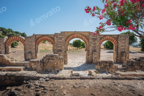 Preview: Portico (Bab al Sudda) at Medina Azahara (Madinat al-Zahra) - Cordoba, Andalusia, Spain