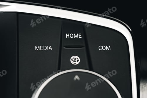 Preview: Buttons panel of the car on the dashboard
