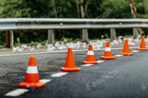 Preview: orange traffic cones