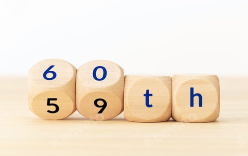 Preview: Turning 60 years old concept