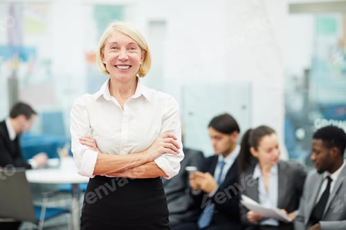 Preview: Mature Businesswoman Posing