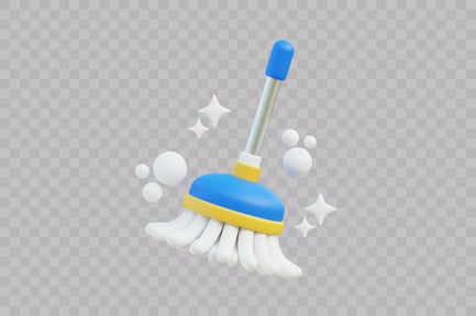 Preview: Mop with Sparkle and Bubbles