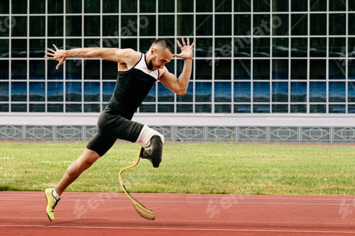 Preview: athlete runner physically disabled