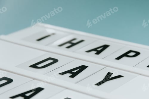 Preview: Dad day sign over a pastel pink background says love you daddy, love concept, minimal, copy space