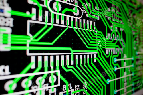 Preview: PCB electric circuit on the PC screen
