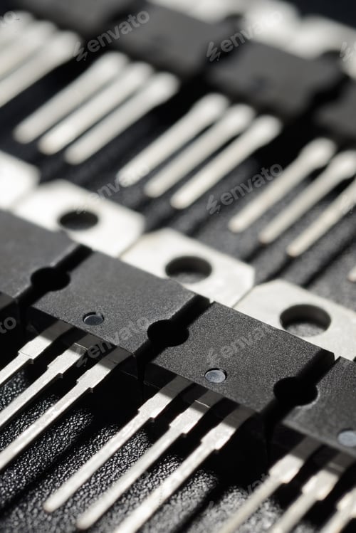 Preview: Black power transistors