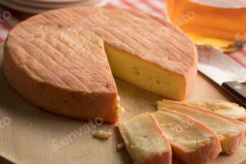 Preview: French Munster cheese and slices