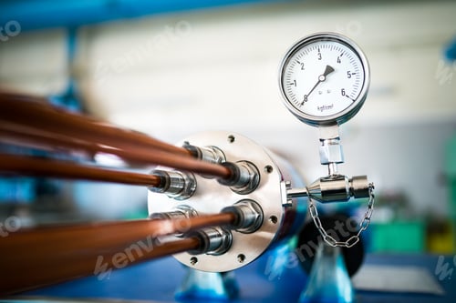 Preview: Set of high voltage cables with barometer