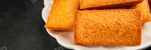 Preview: Financier biscuit cookie sweet dessert appetizer fresh tasty gourmet food table setting