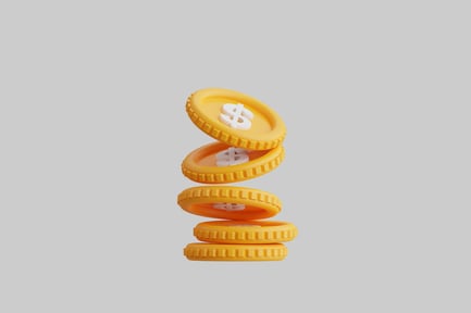 Preview: Stack of gold coins