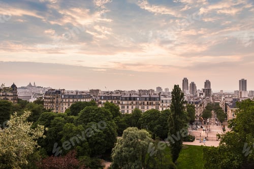 Preview: View from Parc des Buttes-Chaumont, Paris, France