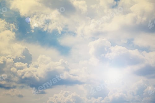 Preview: blue sky with cloud