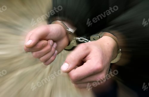 Preview: Criminal in handcuffs