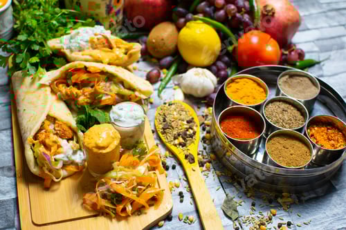 Preview: Chicken Tikka Shawarma Recipe | Pita Bread | Greek Tzatziki Sauce | Salad | Chili Mayo Sauce