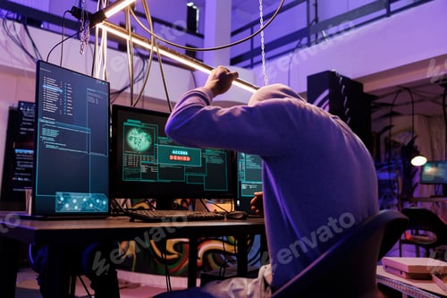 Preview: Hacker getting access denied message