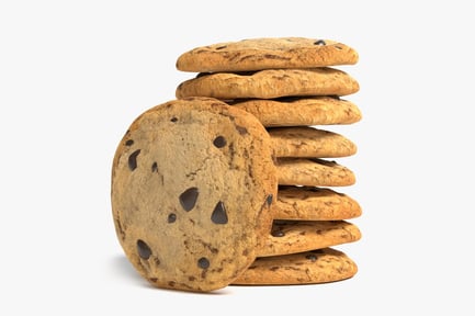 Preview: Stack of Baked Chocolate Chip Cookies