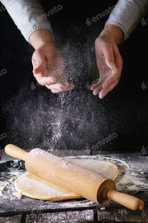 Preview: Rolled out dough
