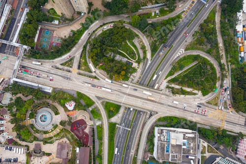 Preview: Diamond Hill, Hong Kong 11 April 2019: Top view of Hong Kong in kowloon side