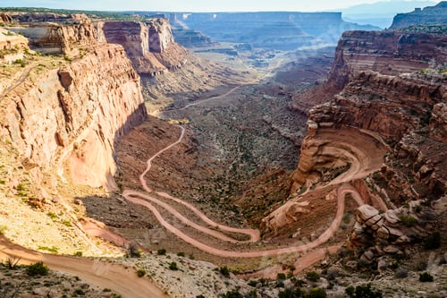 Preview: 54927,Aerial view of rock formations, Canyonlands, Utah, United States