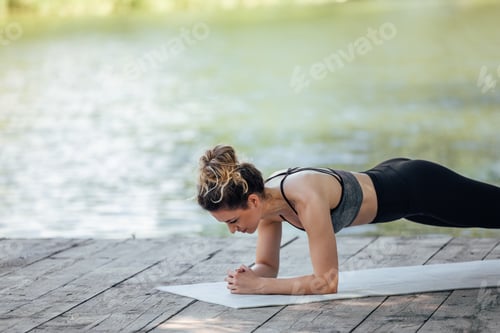 Preview: Young woman, enjoying her relaxing environment.