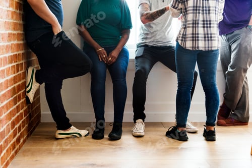 Preview: Diverse friends gathering together