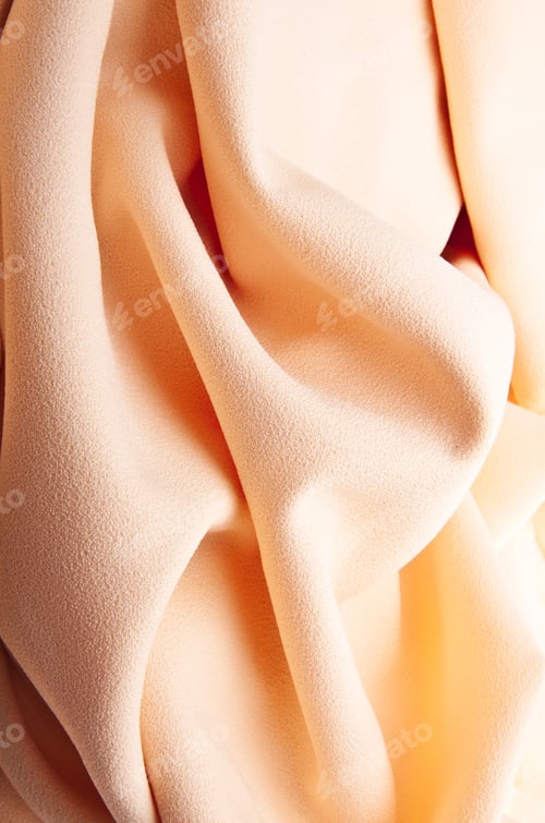 Preview: yellow silk with waves