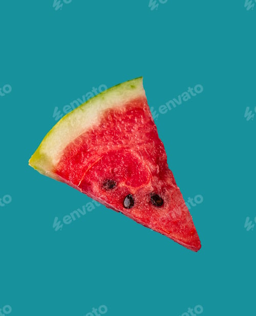 Preview: Fresh juicy sliced watermelon isolated