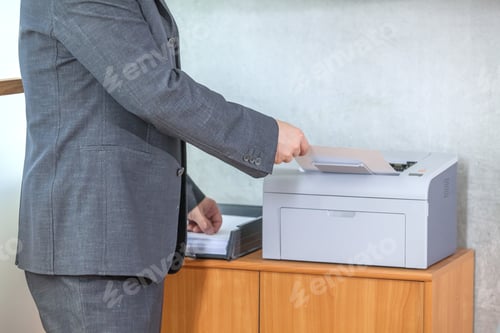 Preview: Waiting for some paper to come out of the printer
