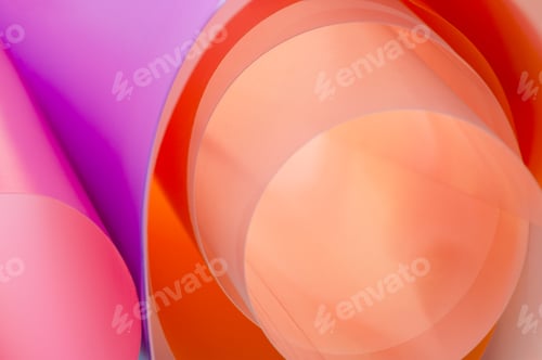 Preview: Background of multi-colored tubes with a gradient. Horizontal ph