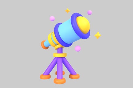 Preview: Children's telescope with tripod