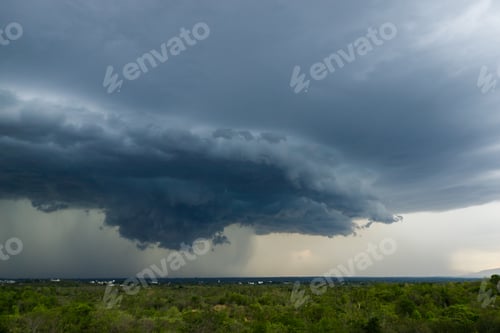 Preview: thunder storm sky Rain clouds