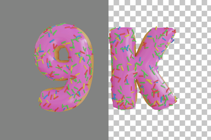 Preview: Donut 9K 3D Icon