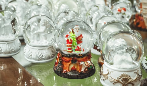 Preview: Glass Christmas toys