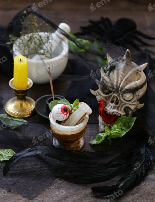 Preview: Autumn Still Life for Halloween