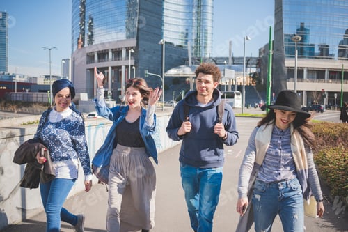 Preview: Multiracial group young people