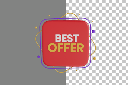 Preview: Best Offer 3D Icon