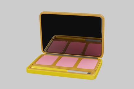 Preview: Compact makeup palette with mirror