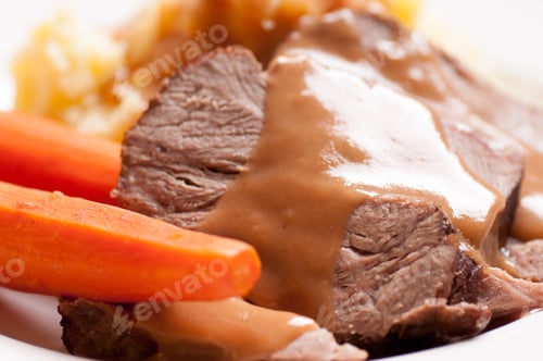 Preview: pot roast beef with gravy