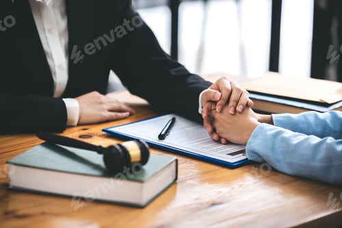 Preview: Attorney who provides consolation solutions to his clients. provide legal advice and a serious trust