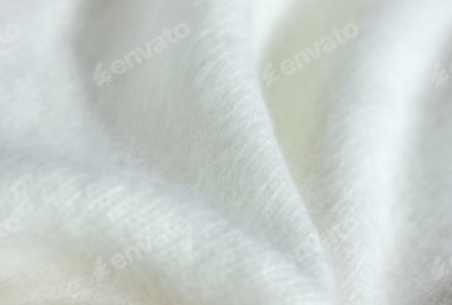 Preview: White delicate soft background of plush fabric