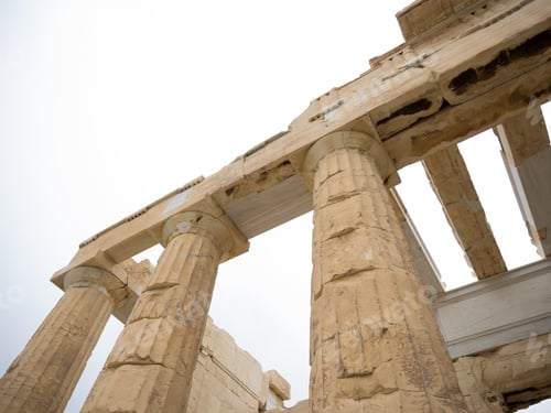 Preview: columns of the Acropolis (Propilea) Athens