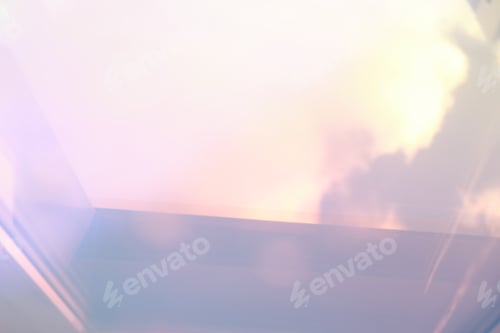 Preview: Soft rainbow light flares background or overlay.