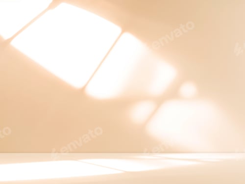 Preview: Background Light Shadow on Wall Room,Abstract White Orange Studio Product Summer