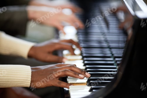 Preview: Couple playing the piano together